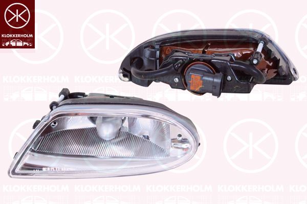 Reflektor przeciwmgłowy KLOKKERHOLM 35370282