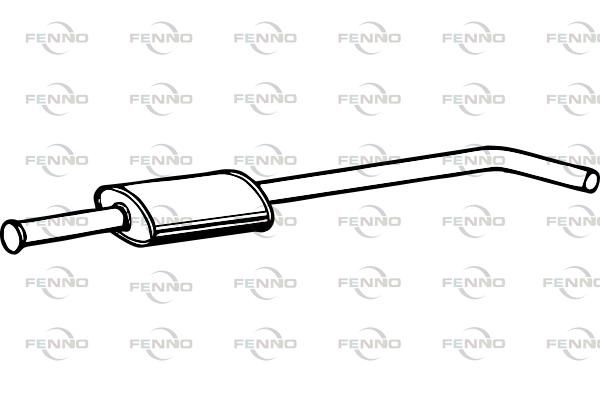 Tłumik środkowy FENNO P5042