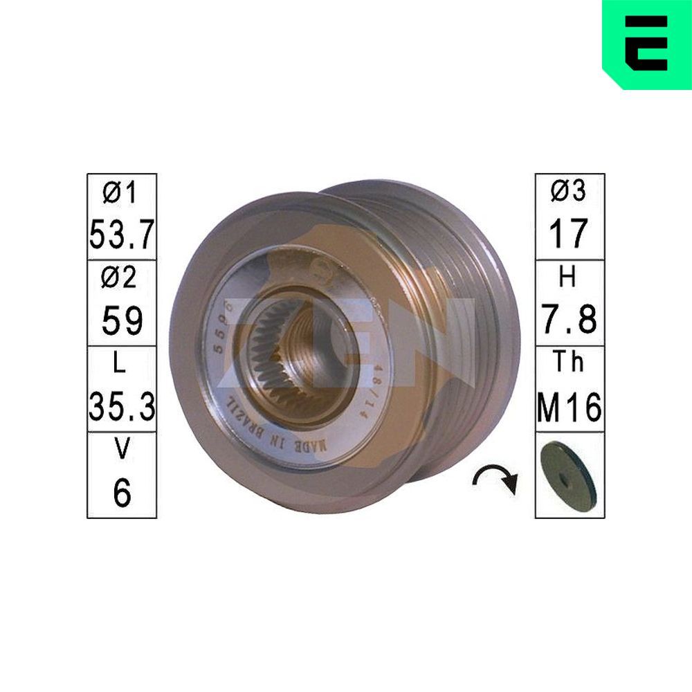 Sistem roata libera, generator ERA ZN5596