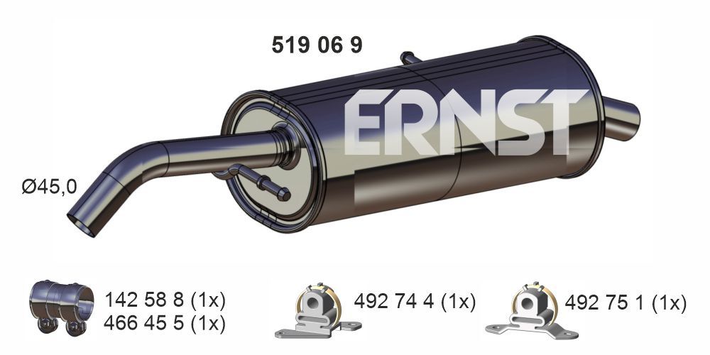 Toba esapament finala ERNST 519069