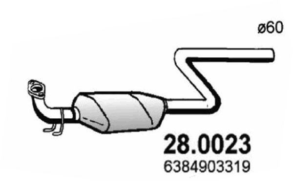 Katalizator ASSO 6384903319
