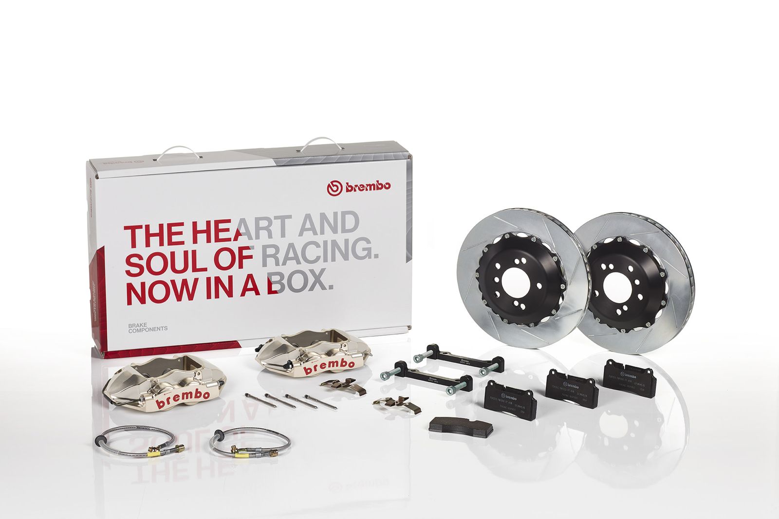 Zestaw do hamulców o wysokiej skuteczności BREMBO 2P2.9010AR