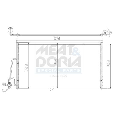Skraplacz, klimatyzacja MEAT & DORIA 991096