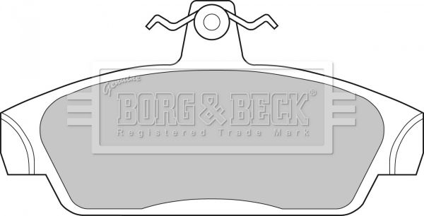 Zestaw klocków hamulcowych, hamulce tarczowe BORG & BECK BBP1411