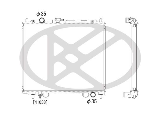 Radiator, racire motor KOYORAD PL031302