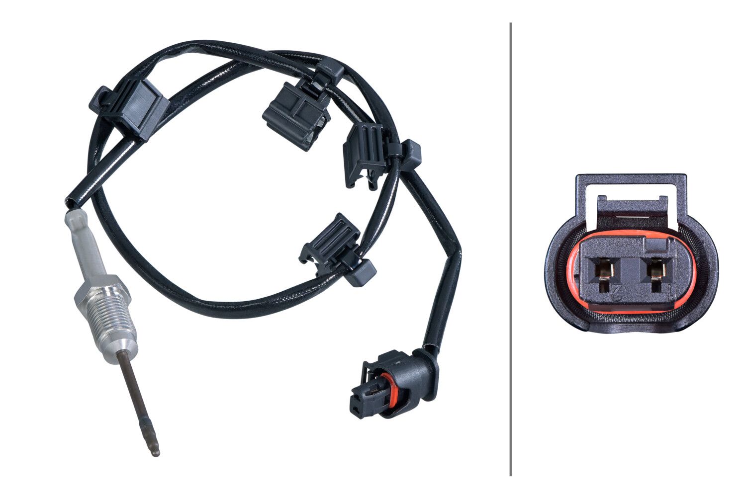 Senzor, temperatura gaze evacuare HELLA 6PT 358 284-461