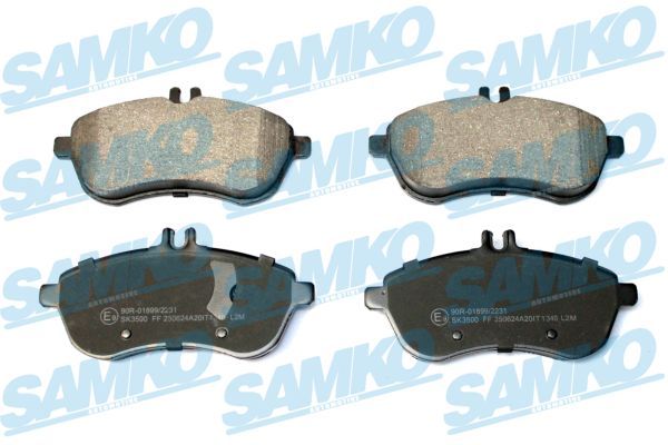Sada brzdových destiček, kotoučová brzda SAMKO 5SP1340