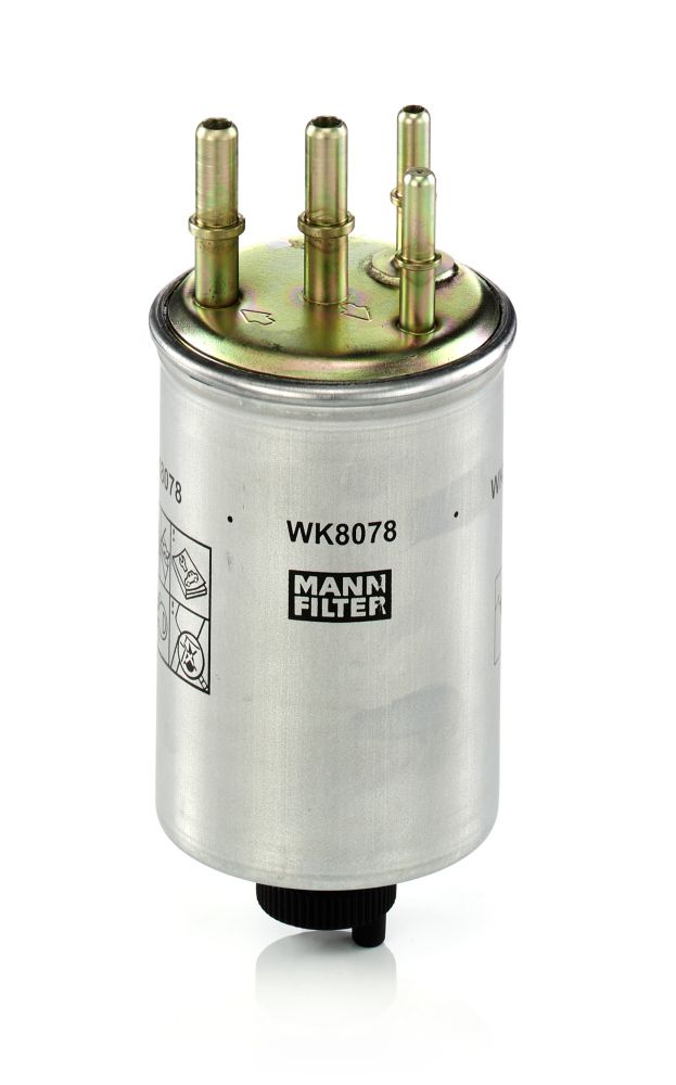 Palivový filter MANN-FILTER WK 8078