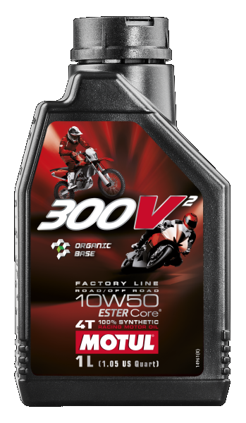 Motorový olej Motul 300V2 4T Factory Line 10W-50, 1L