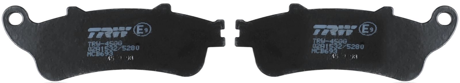 set placute frana,frana disc TRW Organic Allround MCB693