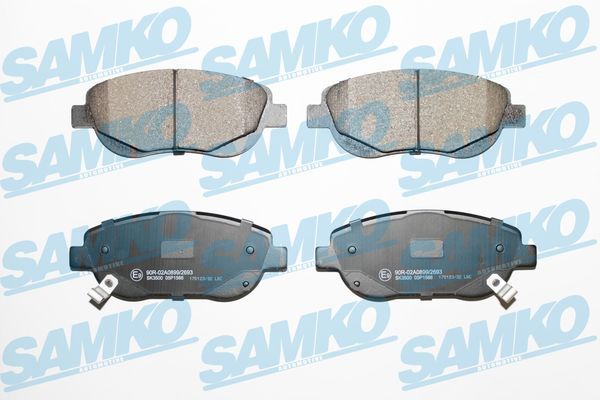 Sada brzdových destiček, kotoučová brzda SAMKO 5SP1566
