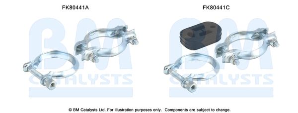 Zestaw montażowy, katalizator BM CATALYSTS FK80441