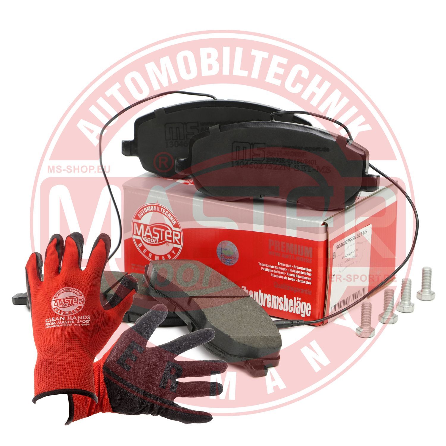 Zestaw klocków hamulcowych, hamulce tarczowe MASTER-SPORT GERMANY 13046027522N-SET-MSP