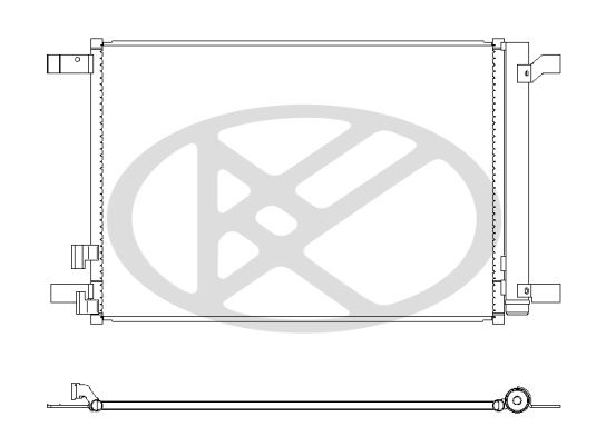 Condensator, climatizare KOYORAD CD441008