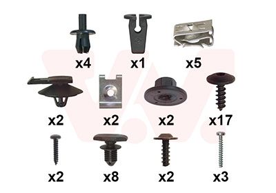 Set montaj, bara protectie VAN WEZEL 5742794