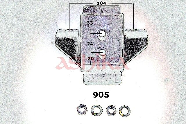 Levně Zavěšení motoru ASHIKA GOM-905