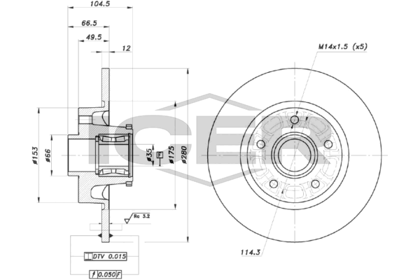 Tarcza hamulcowa ICER 78BD6850-1