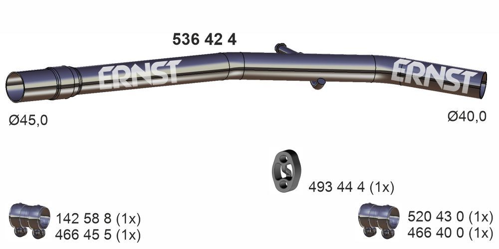 Racord evacuare ERNST 536424