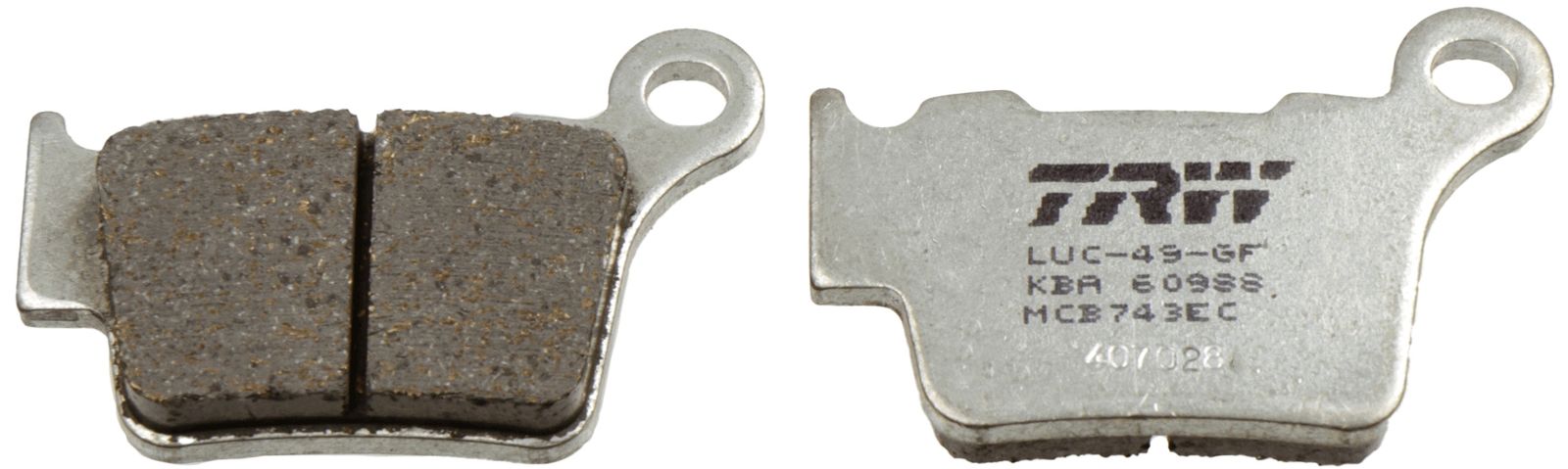 set placute frana,frana disc TRW MCB743EC