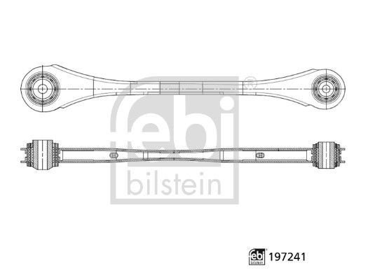 Wahacz, zawieszenie koła FEBI BILSTEIN 197241