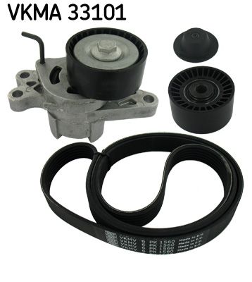 Ozubený klinový remeň - Sada SKF VKMA 33101