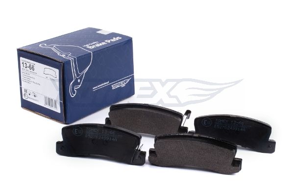 Levně Sada brzdových destiček, kotoučová brzda TOMEX Brakes 13-66