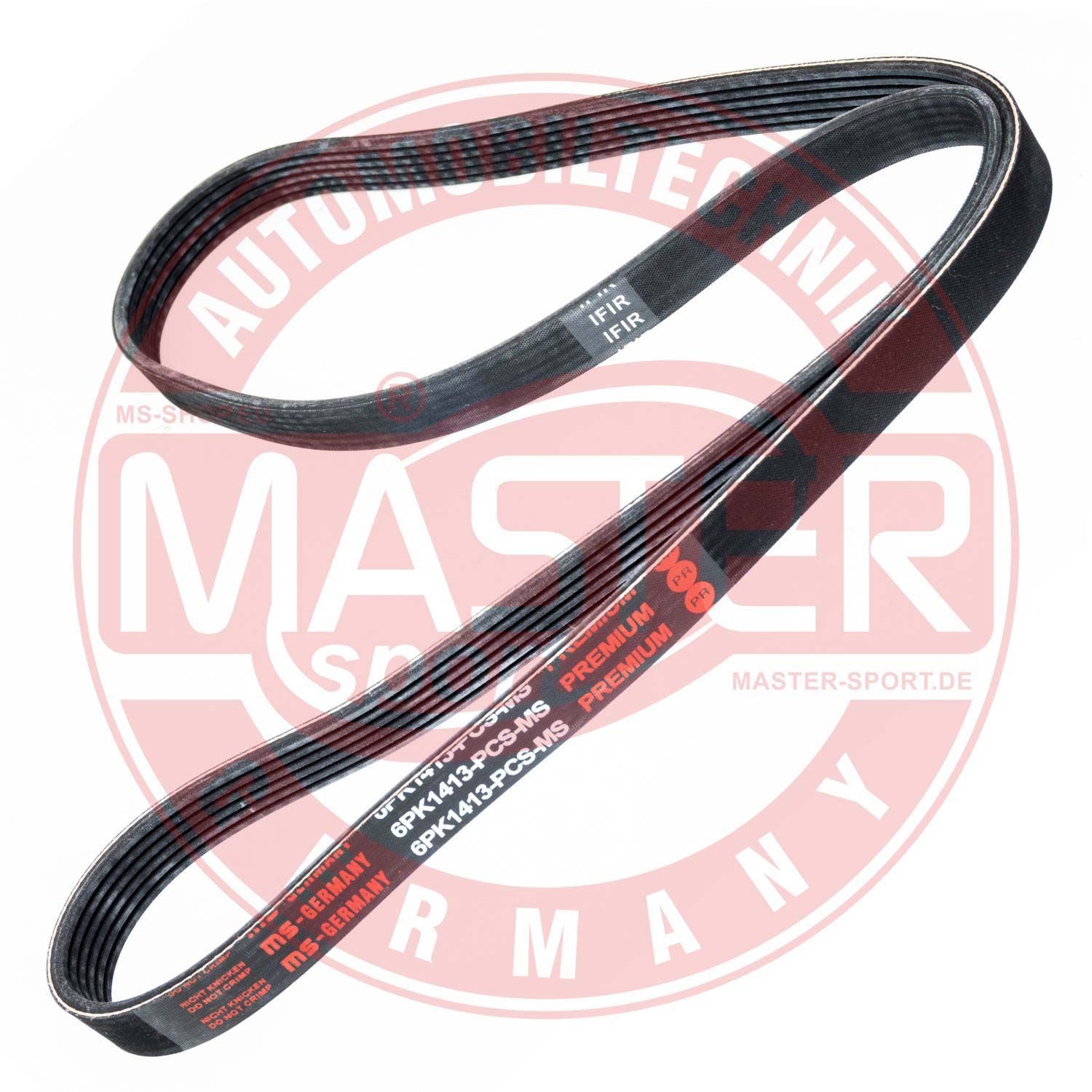 Pasek klinowy wielorowkowy MASTER-SPORT GERMANY 6PK1413-PCS-MS