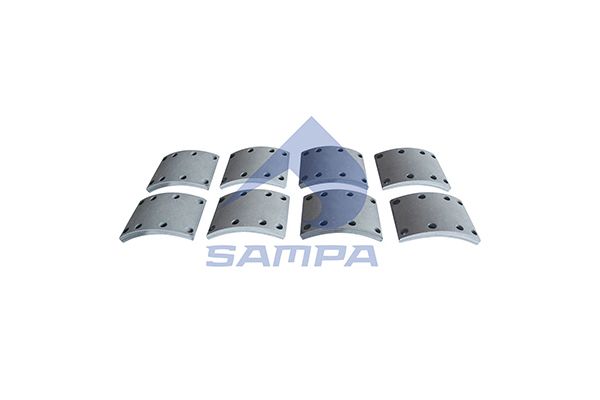 Set garnituri de frictiune, frana tambur SAMPA 093.726