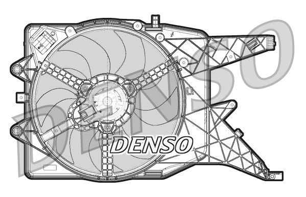 Větrák, chlazení motoru DENSO DER20011