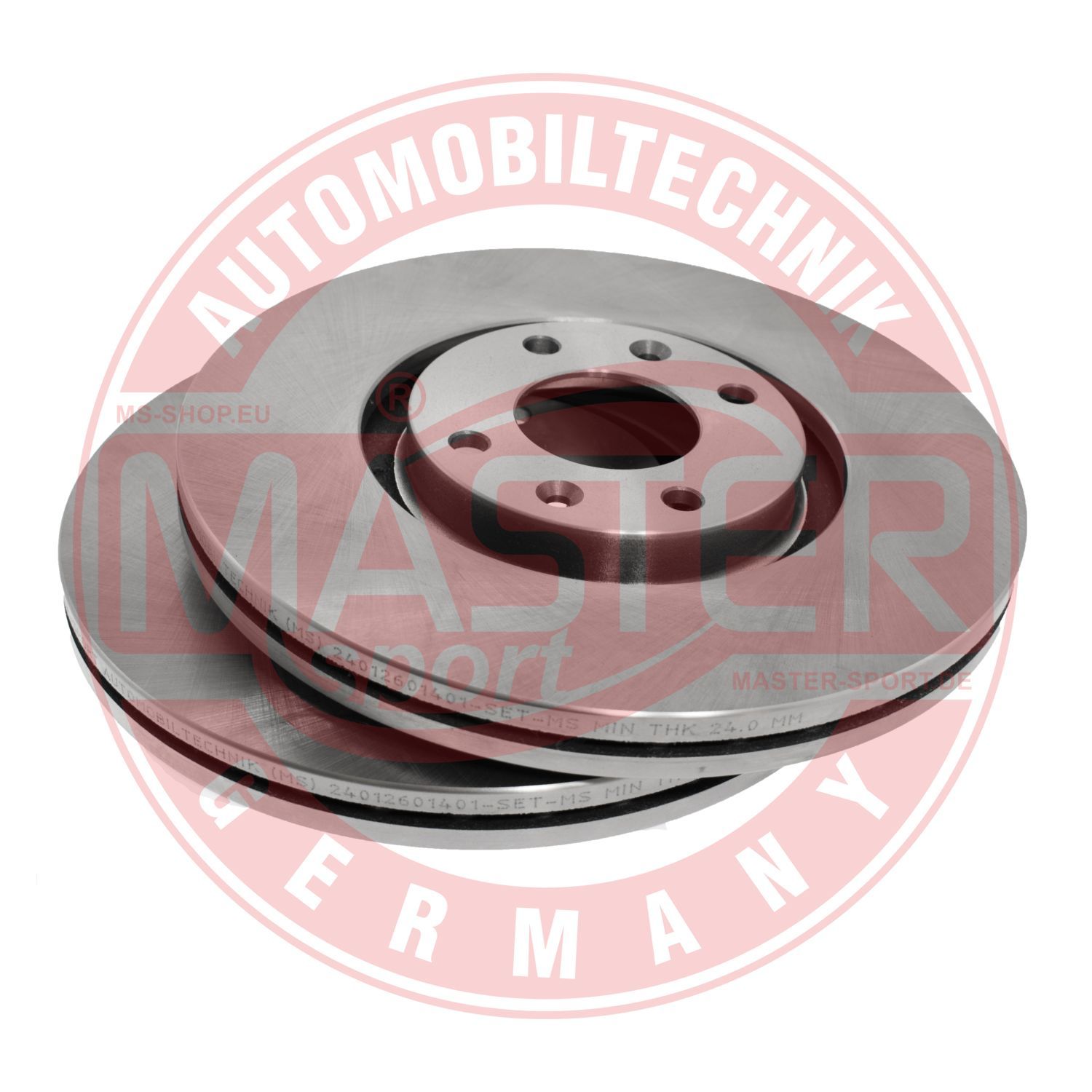 Tarcza hamulcowa MASTER-SPORT GERMANY 24012601401-SET-MS