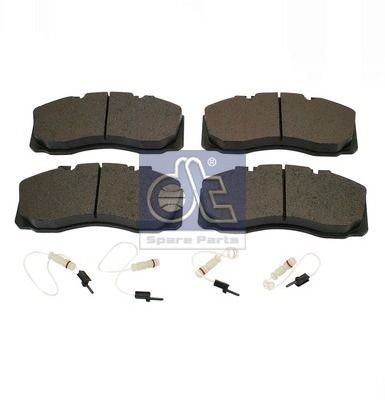 Zestaw klocków hamulcowych, hamulce tarczowe DT SPARE PARTS 4.90931