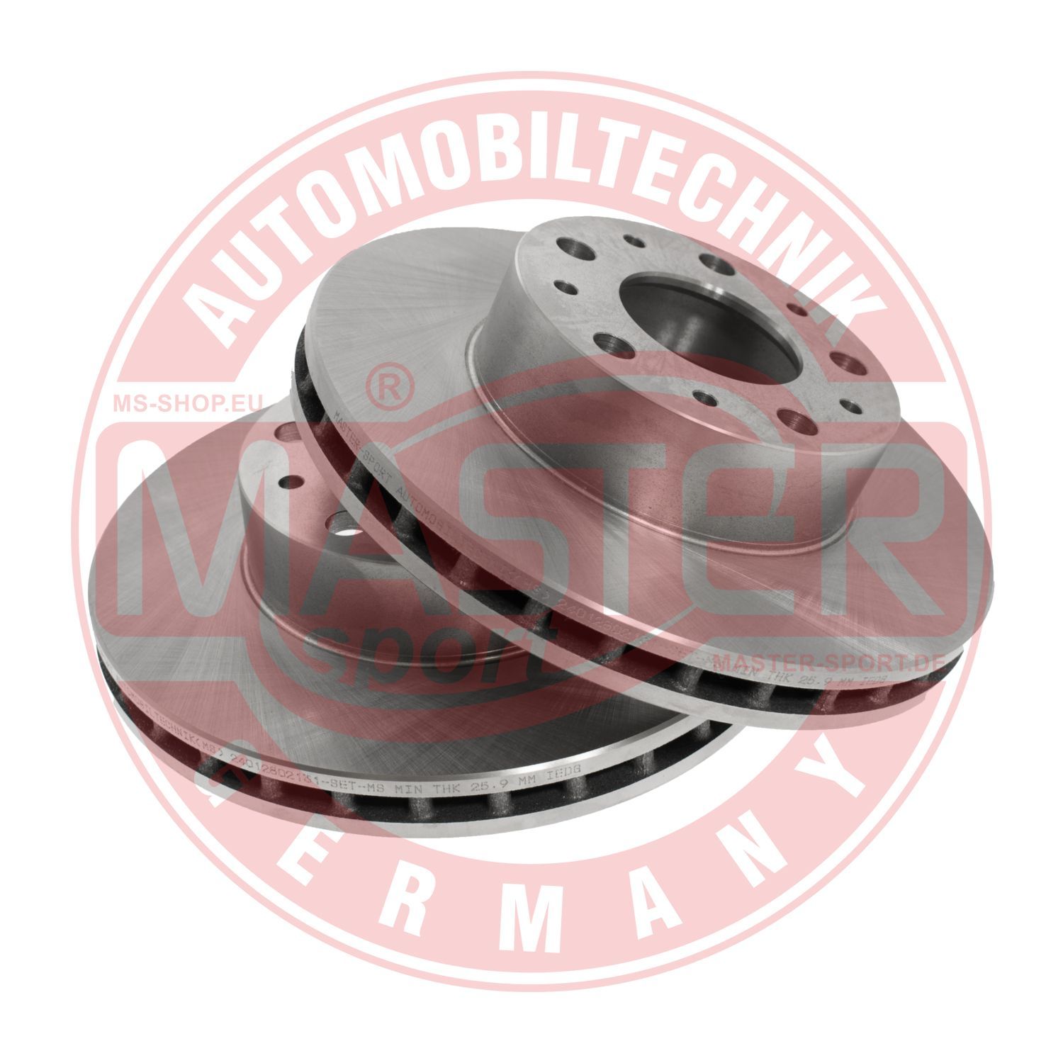 Tarcza hamulcowa MASTER-SPORT GERMANY 24012802131-SET-MS