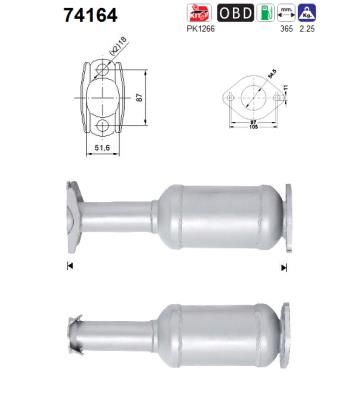 Katalizator AS 20800BH40A