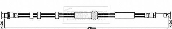 Przewód hamulcowy elastyczny BORG & BECK BBH8610