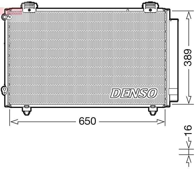 Condensator, climatizare DENSO DCN50023