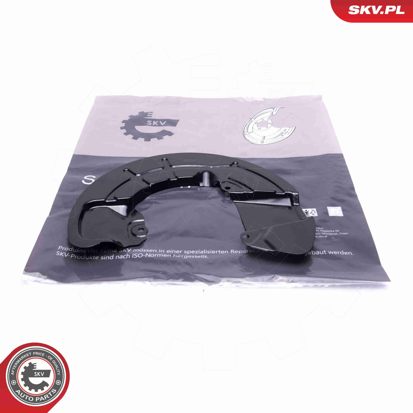 Отражатель, диск тормозного механизма