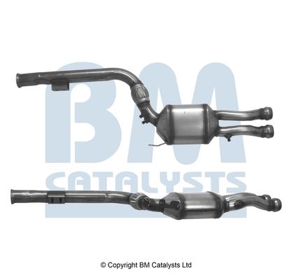 Filtr sadzy / filtr cząstek stałych, układ wydechowy BM CATALYSTS BM11370P