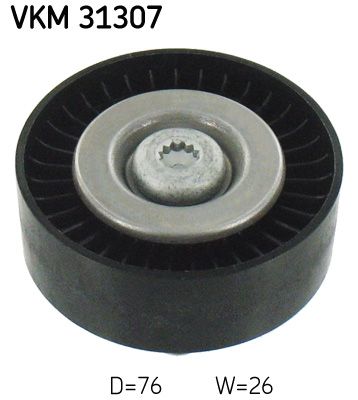 Vratná/vodiaca kladka rebrovaného klinového remeňa SKF VKM 31307