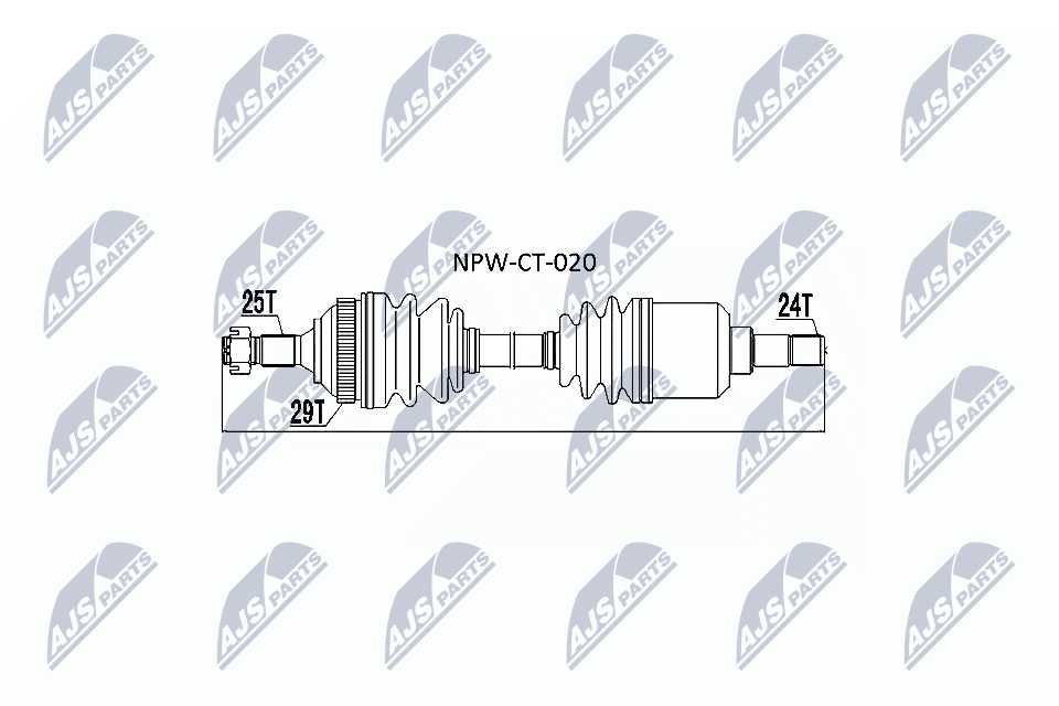 Wał napędowy NTY NPW-CT-020