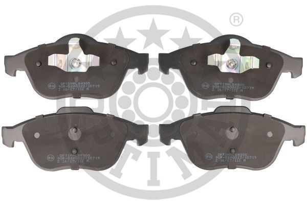 Zestaw klocków hamulcowych, hamulce tarczowe OPTIMAL BP-84300