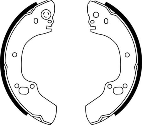 Set saboti frana ABE C0X019ABE