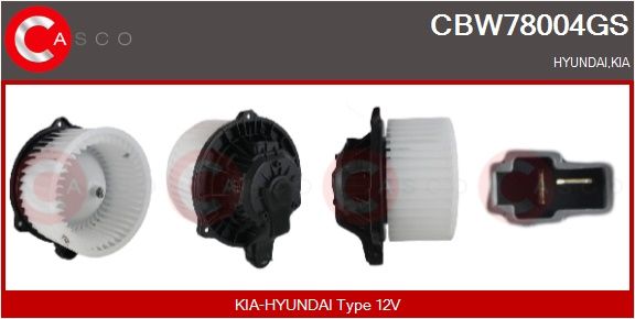 vnitřní ventilátor CASCO CBW78004GS