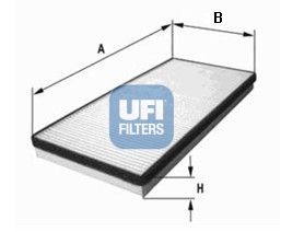 Filtr, vzduch v interiéru UFI 53.065.00