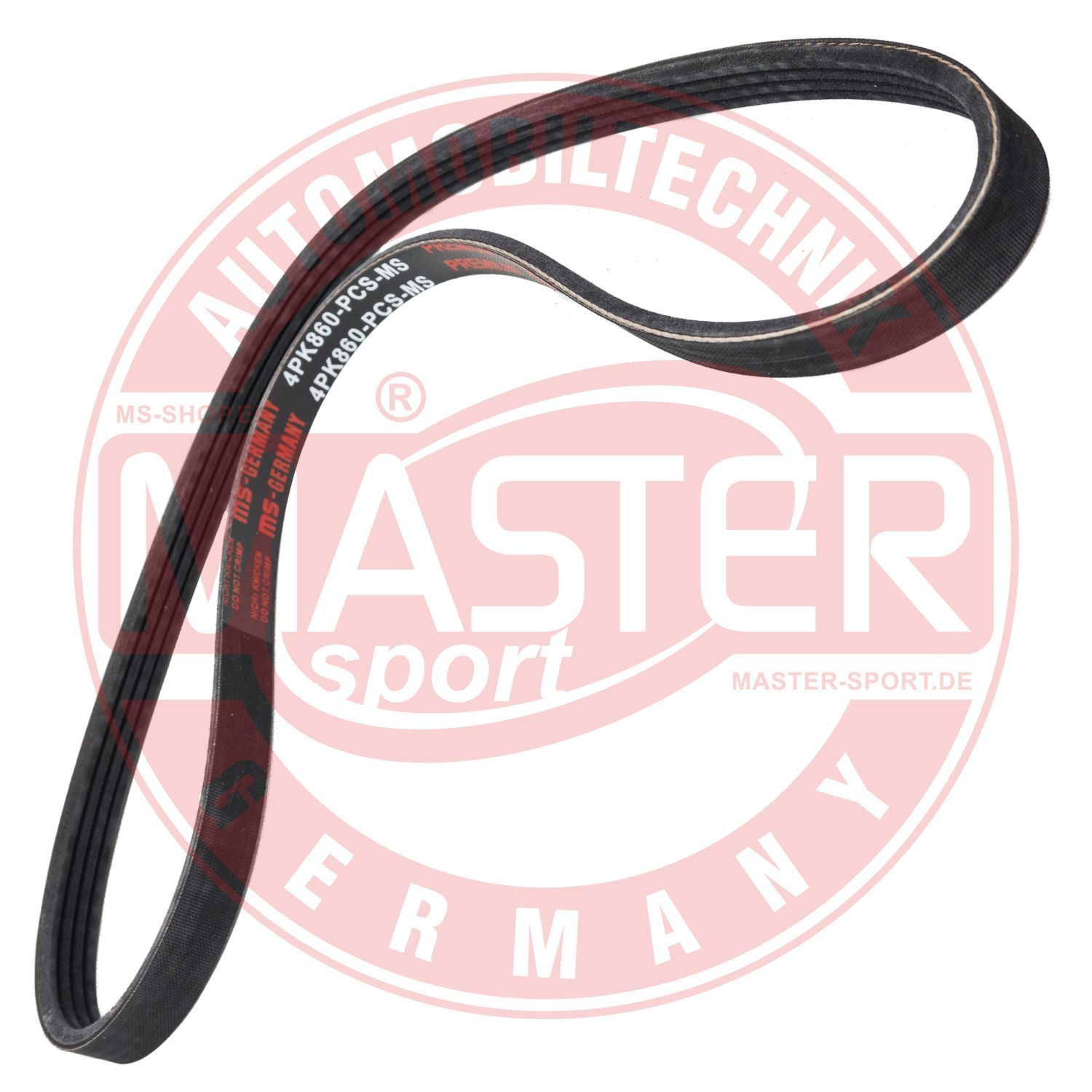 Pasek klinowy wielorowkowy MASTER-SPORT GERMANY 4PK860-PCS-MS