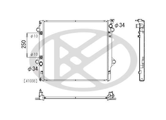 Radiator, racire motor KOYORAD PL011845R