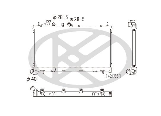 Radiator, racire motor KOYORAD PL092627