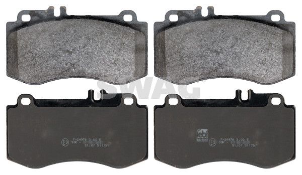 Sada brzdových destiček, kotoučová brzda SWAG 10 11 6131