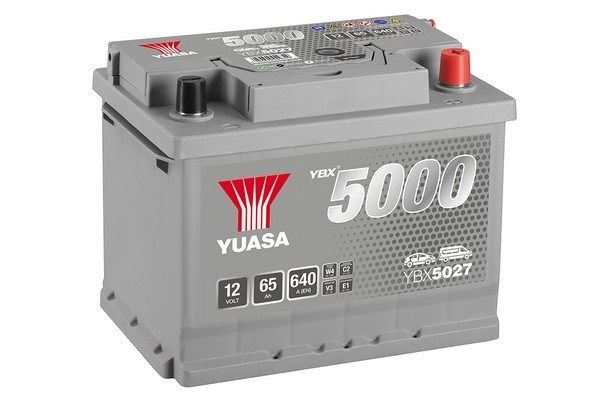 Autobaterie Yuasa YBX5000 Silver High Performance SMF 12V, 65Ah, 640A, YBX5027