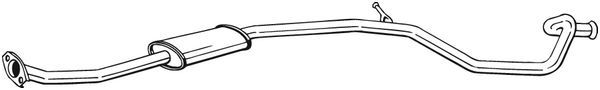 Tłumik środkowy BOSAL 293-403
