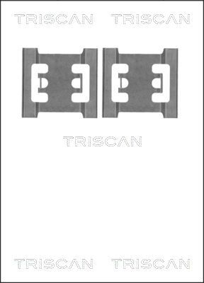 Zestaw akcesoriów, klocki hamulcowe TRISCAN 8105 101643